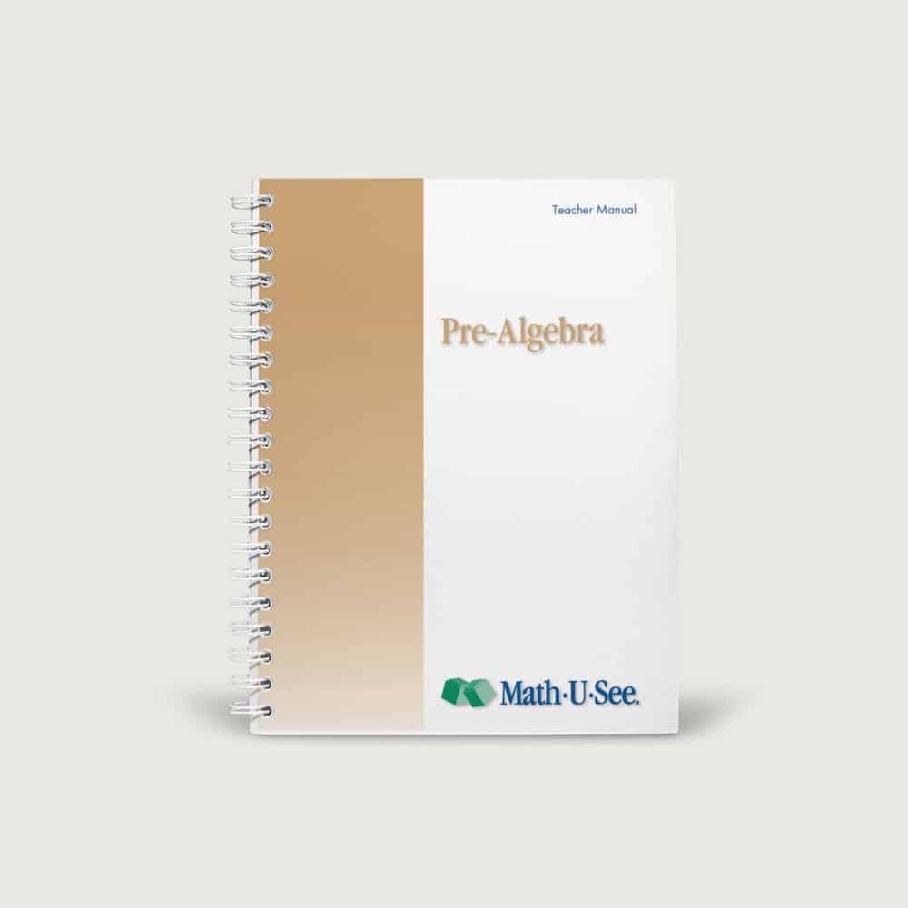 Instruction Manual - Pre-Algebra level